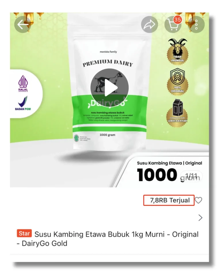 Terjual Ribuan Pcs