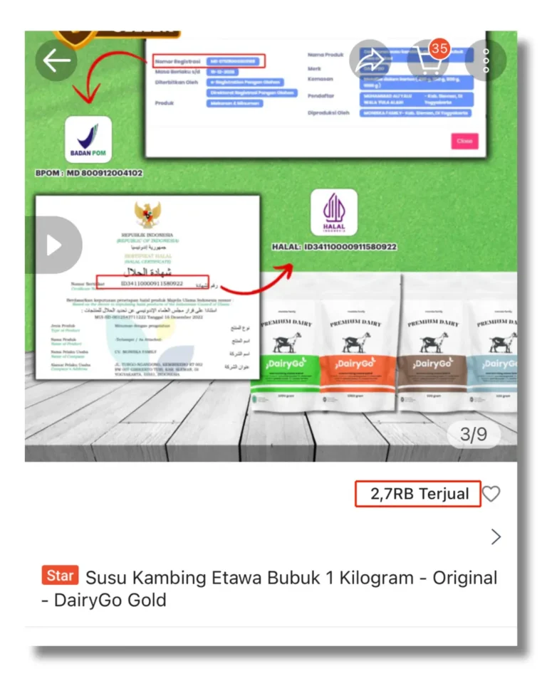 Terjual Ribuan Pcs